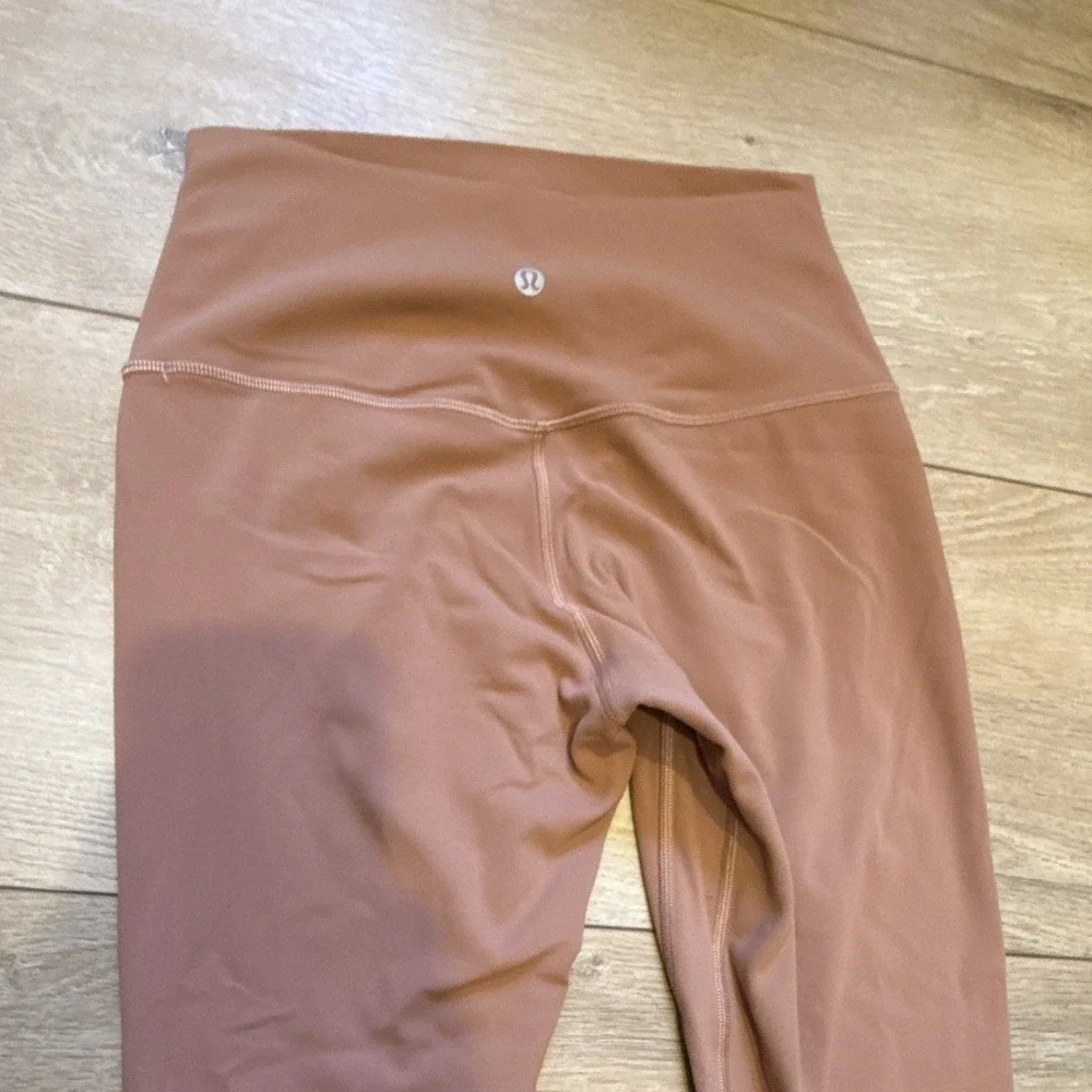 Lululemon Women's align High Rise Leggings Brown Size 6 Pull-On Stretch